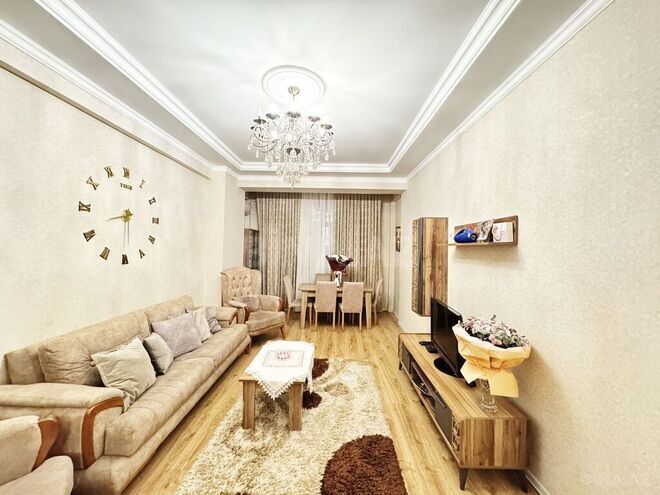 3 otaqlı yeni tikili - Qara Qarayev m. - 102 m² (1)