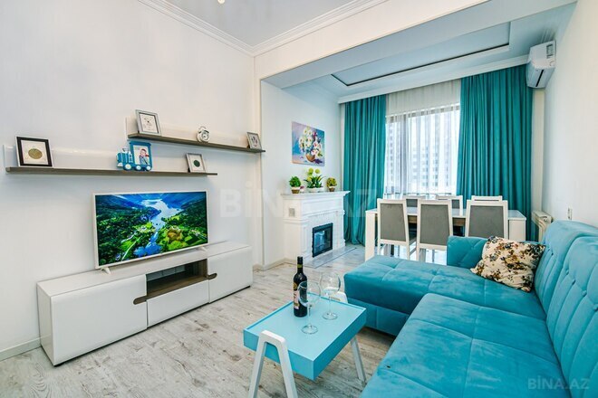 2 otaqlı yeni tikili - Şah İsmayıl Xətai m. - 90 m² (1)