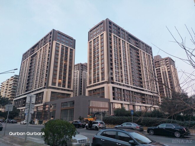2 otaqlı yeni tikili - Şah İsmayıl Xətai m. - 91 m² (1)