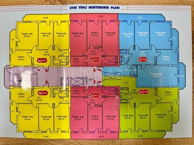 Satılır 5 otaqlı yeni tikili 242.3 m², Qara Qarayev m., photo 28 from 30