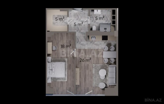 Satılır 2 otaqlı yeni tikili 69.9 m², Nardaran q., photo 8 from 9