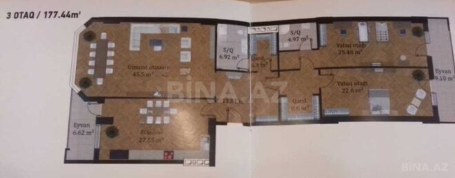 4-комн. новостройка - м. Элмляр Академиясы - 178 м² (2)