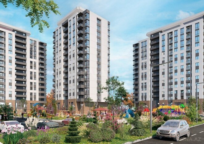 1 otaqlı yeni tikili - 7-ci mikrorayon q. - 57.1 m² (3)
