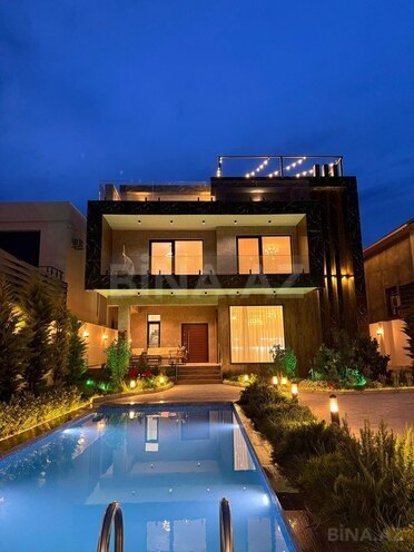 İcarəyə verilir 6 otaqlı həyət evi/bağ evi 400 m², Mərdəkan q., photo 1 from 32