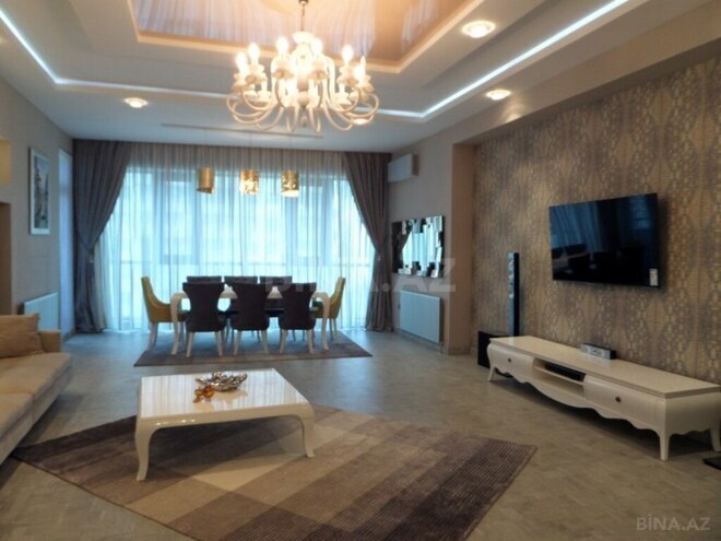 3 otaqlı yeni tikili - Şah İsmayıl Xətai m. - 210 m² (2)