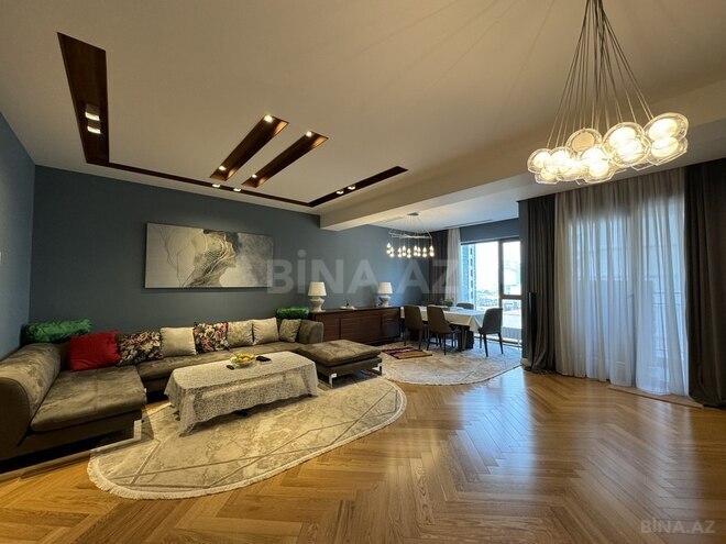 4 otaqlı yeni tikili - Şah İsmayıl Xətai m. - 196 m² (3)