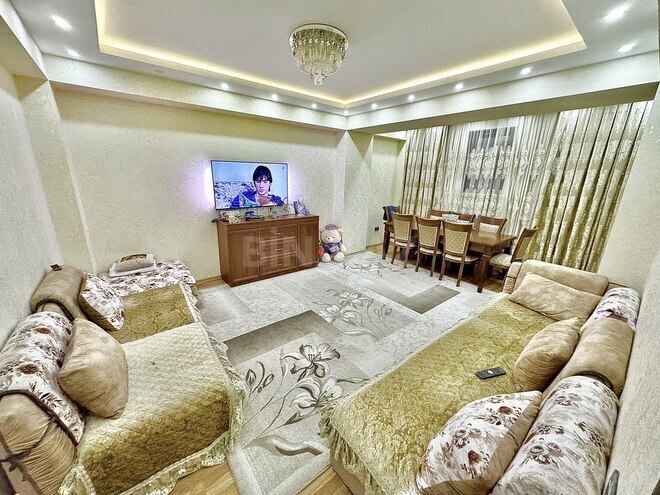 3 otaqlı yeni tikili - Qara Qarayev m. - 105.5 m² (2)