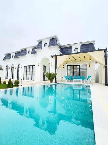 5 otaqlı həyət evi/bağ evi - Mərdəkan q. - 400 m² (1)