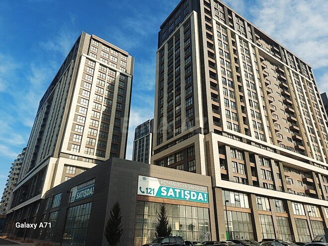 3 otaqlı yeni tikili - Şah İsmayıl Xətai m. - 127.1 m² (1)