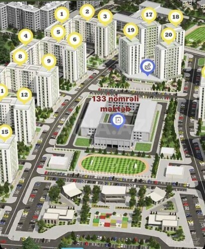 4 otaqlı yeni tikili - Yasamal q. - 110 m² (21)