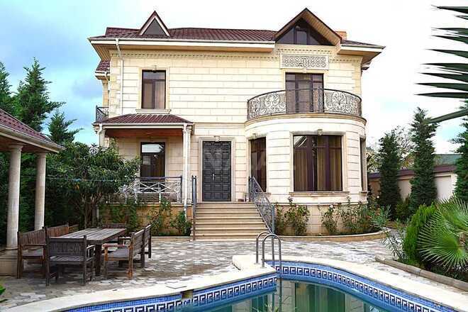 7 otaqlı həyət evi/bağ evi - Albalılıq q. - 450 m² (2)