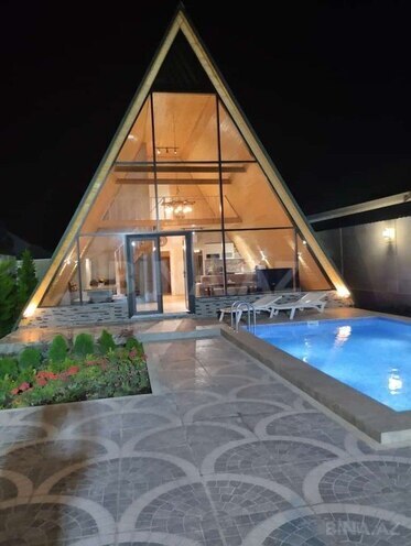 4 otaqlı həyət evi/bağ evi - Qəbələ - 100 m² (10)