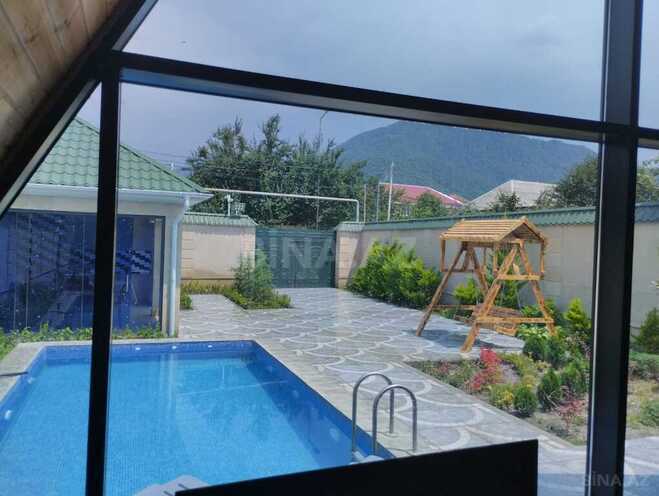 4 otaqlı həyət evi/bağ evi - Qəbələ - 100 m² (2)