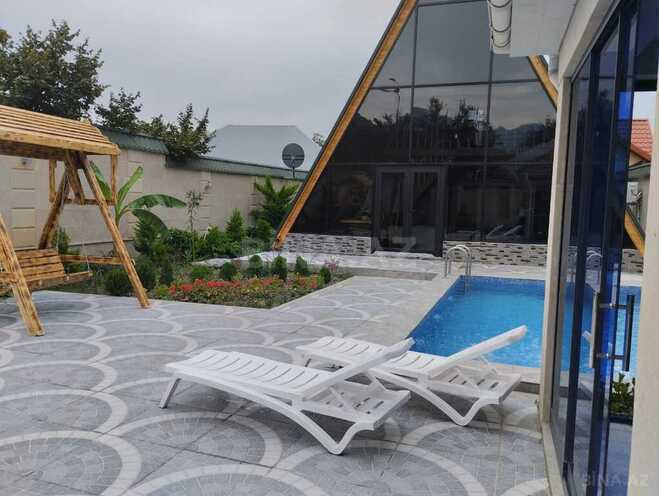 4 otaqlı həyət evi/bağ evi - Qəbələ - 100 m² (24)