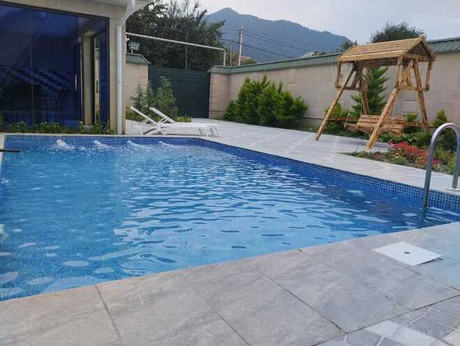 4 otaqlı həyət evi/bağ evi - Qəbələ - 100 m² (14)