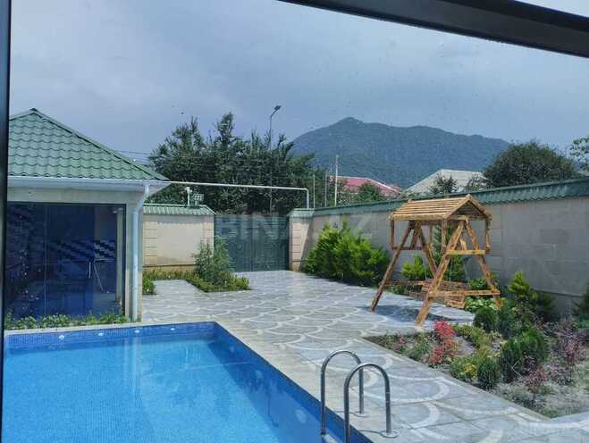4 otaqlı həyət evi/bağ evi - Qəbələ - 100 m² (20)