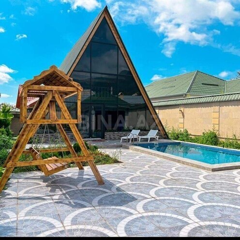 4 otaqlı həyət evi/bağ evi - Qəbələ - 100 m² (3)