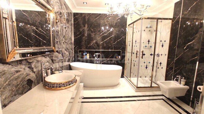 4 otaqlı yeni tikili - Şah İsmayıl Xətai m. - 267 m² (10)