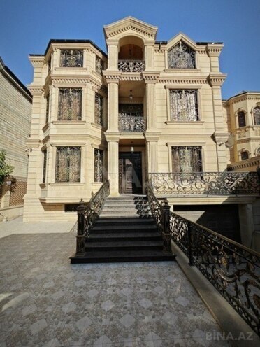 7 otaqlı həyət evi/bağ evi - Həzi Aslanov q. - 470 m² (1)