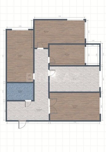 3 otaqlı yeni tikili - Gənclik m. - 140 m² (3)