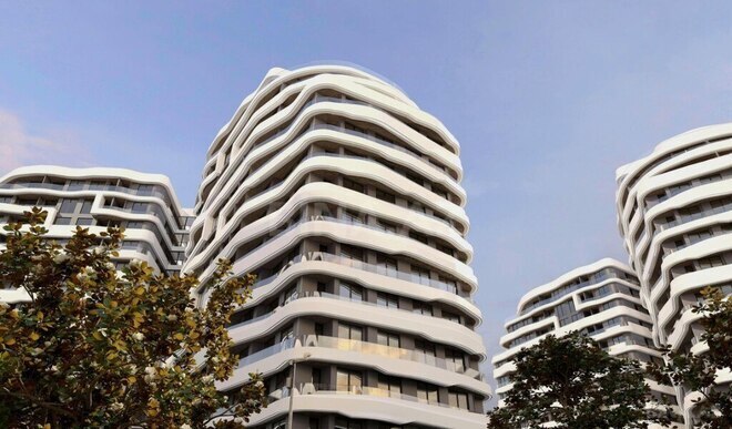 1-комн. новостройка - пос. Бакиханова - 55.8 м² (3)
