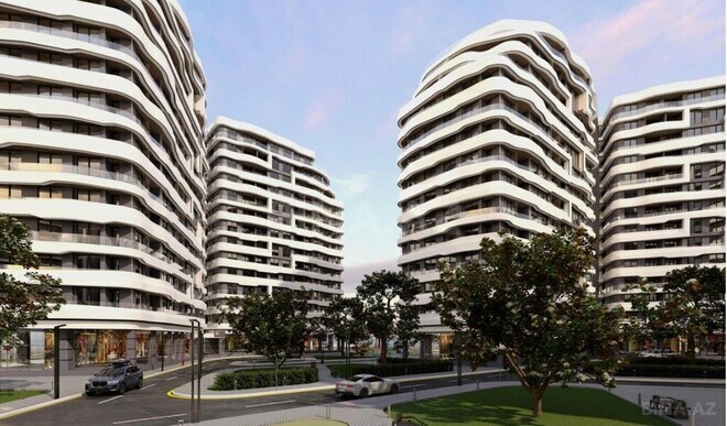 1-комн. новостройка - пос. Бакиханова - 55.8 м² (1)