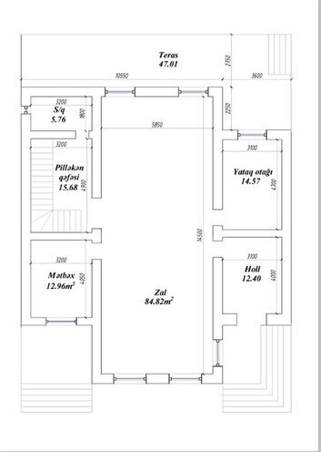 7 otaqlı həyət evi/bağ evi - Mərdəkan q. - 370 m² (13)