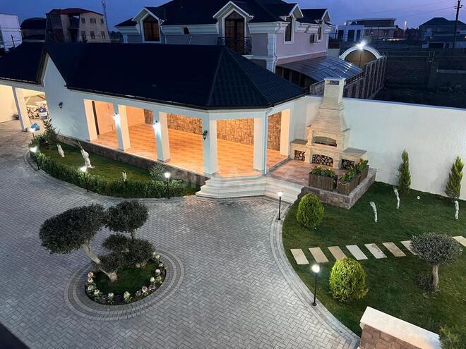 6 otaqlı həyət evi/bağ evi - Mərdəkan q. - 410 m² (1)