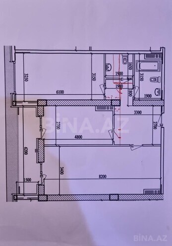3 otaqlı yeni tikili - Azadlıq Prospekti m. - 100 m² (18)