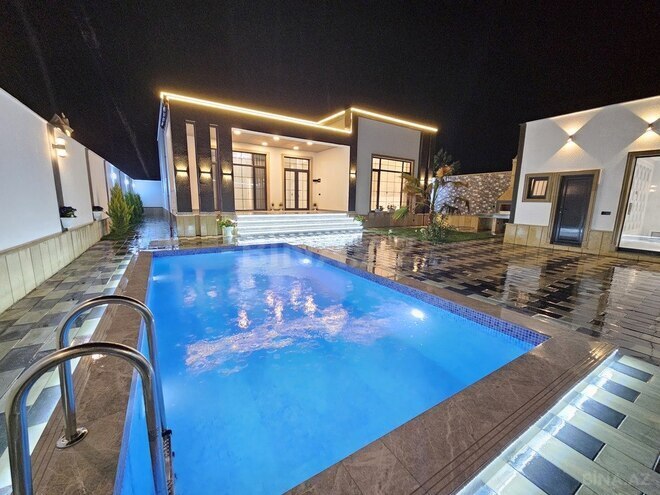 4 otaqlı həyət evi/bağ evi - Şüvəlan q. - 180 m² (1)
