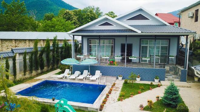 4 otaqlı həyət evi/bağ evi - Qəbələ - 120 m² (13)