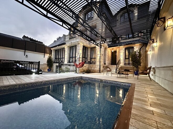 7 otaqlı həyət evi/bağ evi - Köhnə Günəşli q. - 360 m² (2)