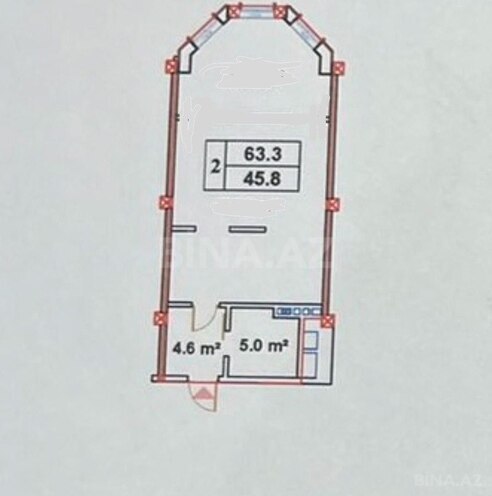 1 otaqlı yeni tikili - Nardaran q. - 63.3 m² (4)