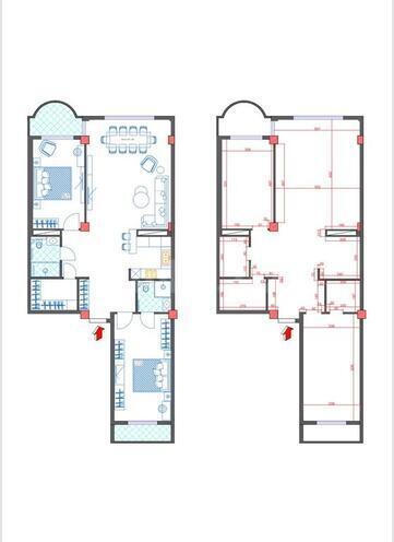 3-комн. новостройка - пос. Бадамдар - 110 м² (2)