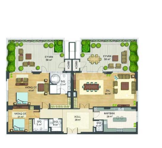 5-комн. новостройка - пос. Аг шехер - 324 м² (5)