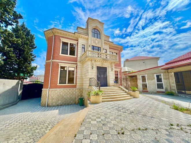 5 otaqlı həyət evi/bağ evi - Avtovağzal m. - 450 m² (1)