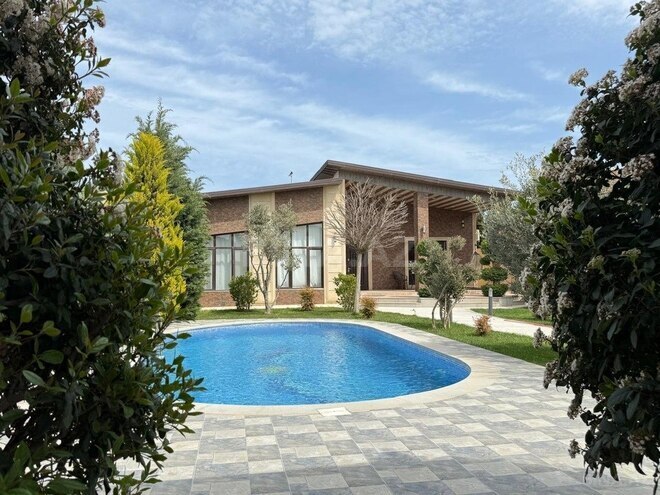 4 otaqlı həyət evi/bağ evi - Mərdəkan q. - 240 m² (16)