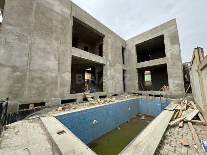 6 otaqlı həyət evi/bağ evi - Badamdar q. - 450 m² (1)