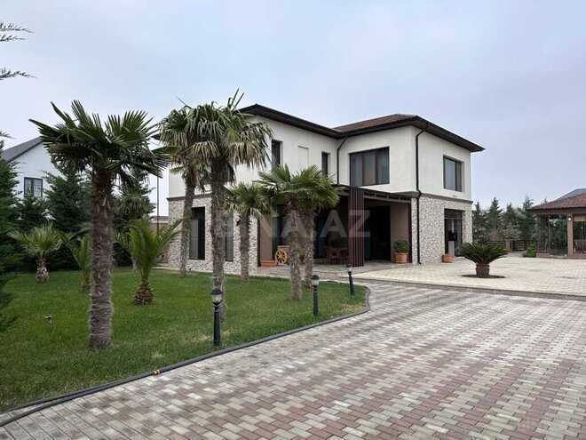 4 otaqlı həyət evi/bağ evi - Türkan q. - 240 m² (1)