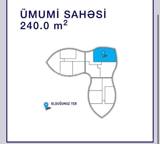 4 otaqlı yeni tikili - Nizami m. - 240 m² (30)
