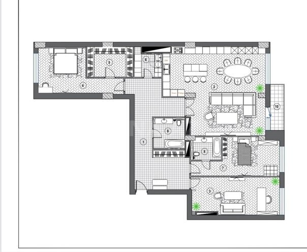 4-комн. новостройка - м. Шах Исмаил Хатаи - 200 м² (16)