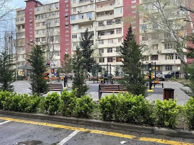 4 otaqlı köhnə tikili - İnşaatçılar m. - 110 m² (9)