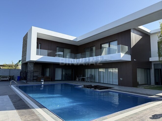 6 otaqlı həyət evi/bağ evi - Nardaran q. - 640 m² (1)