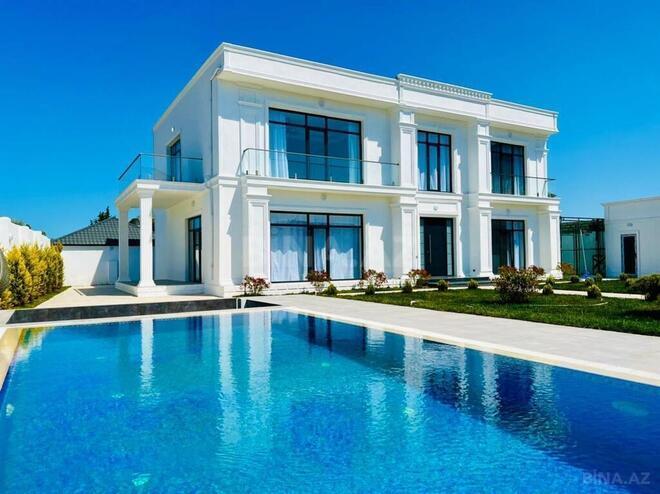 İcarəyə verilir 5 otaqlı həyət evi/bağ evi 500 m², Mərdəkan q., photo 1 from 29