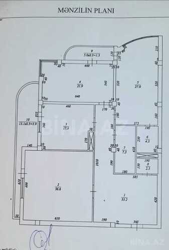 4-комн. новостройка - Насиминский  р. - 191 м² (8)