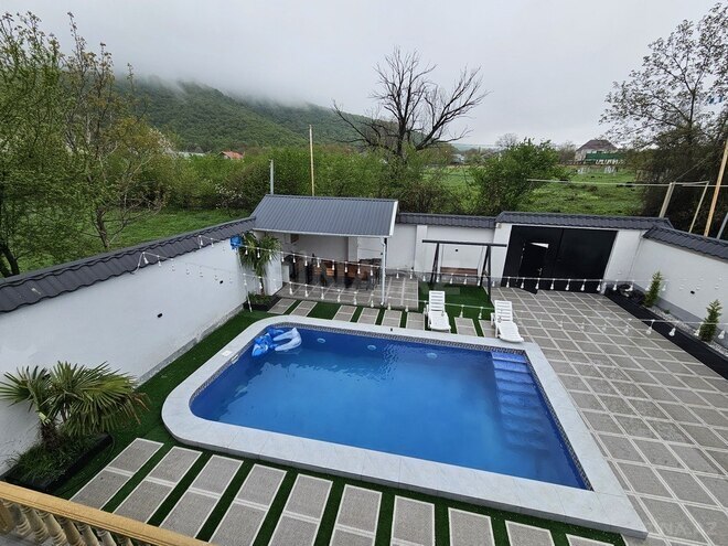 5 otaqlı həyət evi/bağ evi - Qəbələ - 150 m² (1)