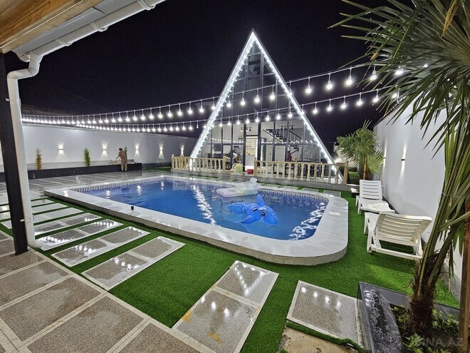 5 otaqlı həyət evi/bağ evi - Qəbələ - 150 m² (29)