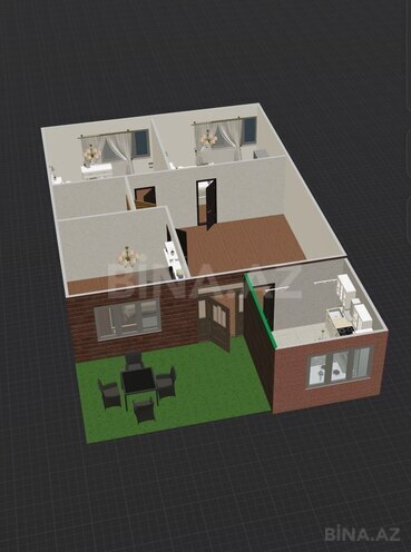 5 otaqlı həyət evi/bağ evi - Yeni Ramana q. - 115 m² (7)