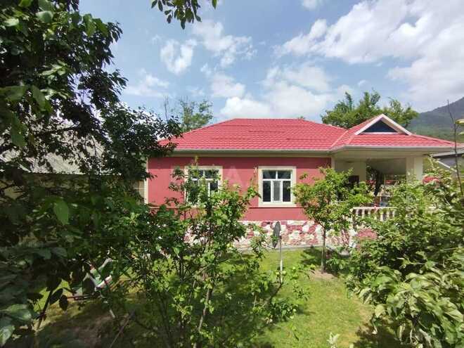 4 otaqlı həyət evi/bağ evi - Qəbələ - 120 m² (5)