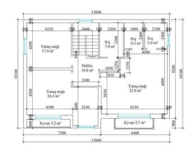 5-комн. дом/дача - пос. Бадамдар - 240 м² (8)
